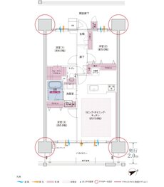 コネクトガーデン広島祇園 間取り Fタイプ