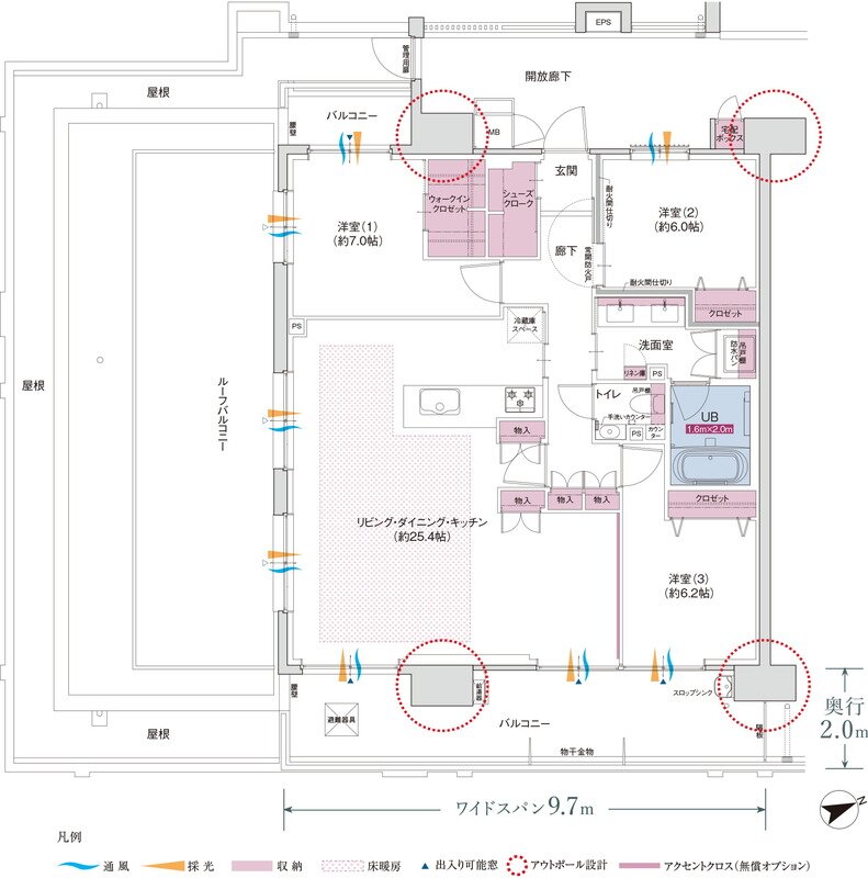 コネクトガーデン広島祇園 間取り Jタイプ