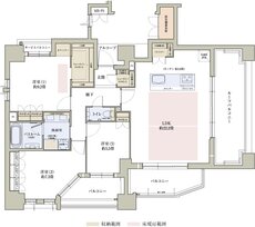 ワコーレ北野坂リアンツィオ 間取り C type（メニュープラン）