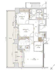 クラブスタイル大橋レーヴ 間取り Etタイプ