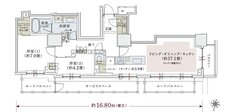 パークホームズ上用賀五丁目 間取り Lタイプ