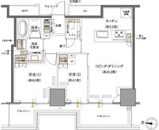 プラウドタワー赤羽 間取り B type