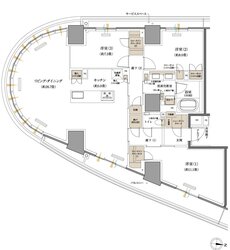 プラウドタワー赤羽 間取り PD type