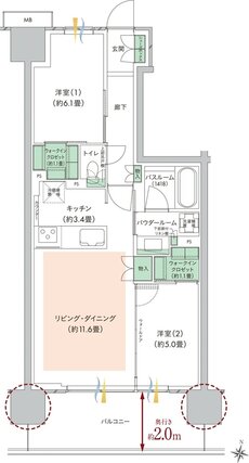 ソライエ東松山 間取り D type