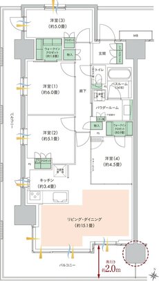 ソライエ東松山 間取り A type