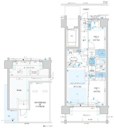 レーベン八乙女中央BLAS 間取り Bg type