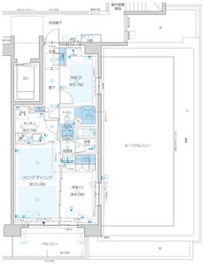 レーベン八乙女中央BLAS 間取り Br type