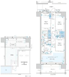 レーベン八乙女中央BLAS 間取り Dg type