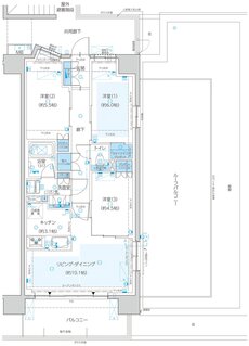 レーベン八乙女中央BLAS 間取り Dr type