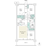 パークホームズ市が尾ブライトアベニュー 間取り I1タイプ