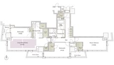 パークタワー栄 間取り P-117Kタイプ