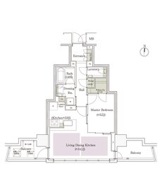 パークタワー栄 間取り St-50Cタイプ