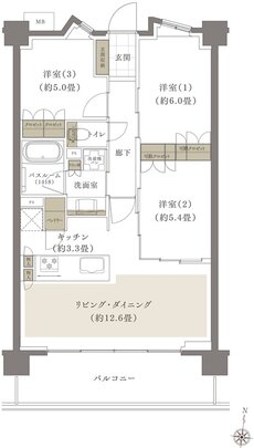 ザ・ライオンズ南浦和 間取り E2 type
