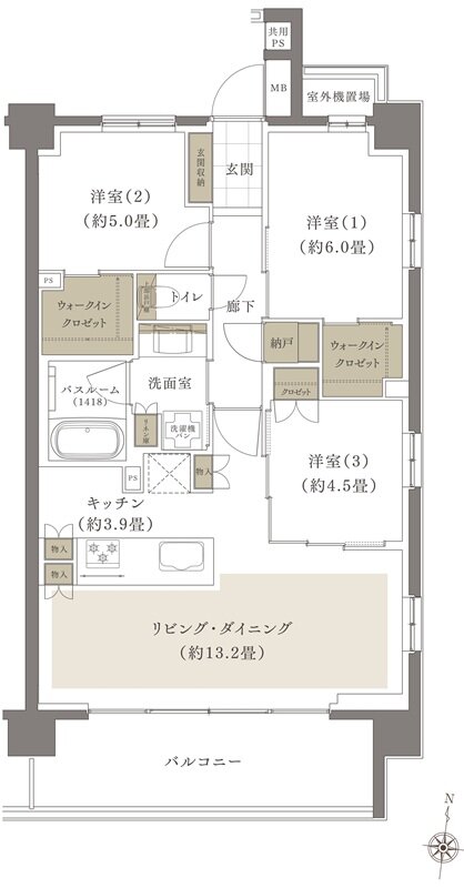ザ・ライオンズ南浦和 間取り G2 type