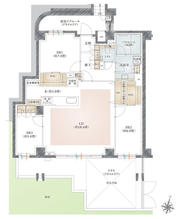 イノバス王子本町 間取り Stタイプ