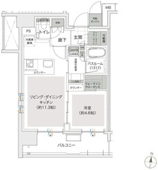 アトラス中野フロント 間取り Eタイプ