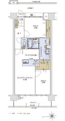 アルファステイツ太宰府五条 間取り E type