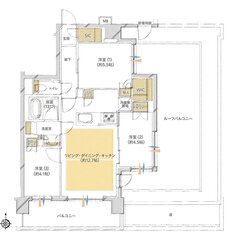 プレシス北浦和WEST 間取り Fタイプ