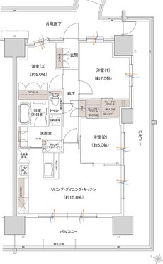 ウエリス大日 間取り WJ type