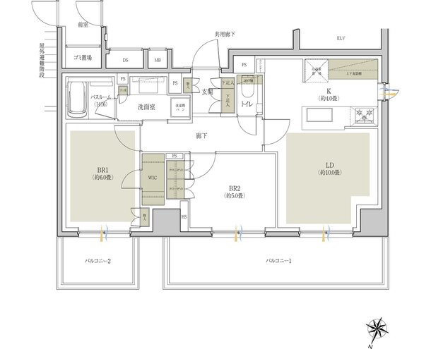 イノベイシア六番町 間取り Aタイプ