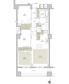 イノベイシア六番町 間取り Bタイプ