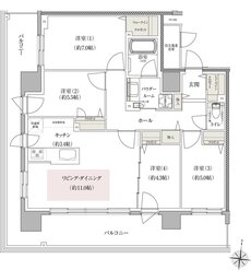 JR札幌駅1駅3分プロジェクト 間取り Dタイプ