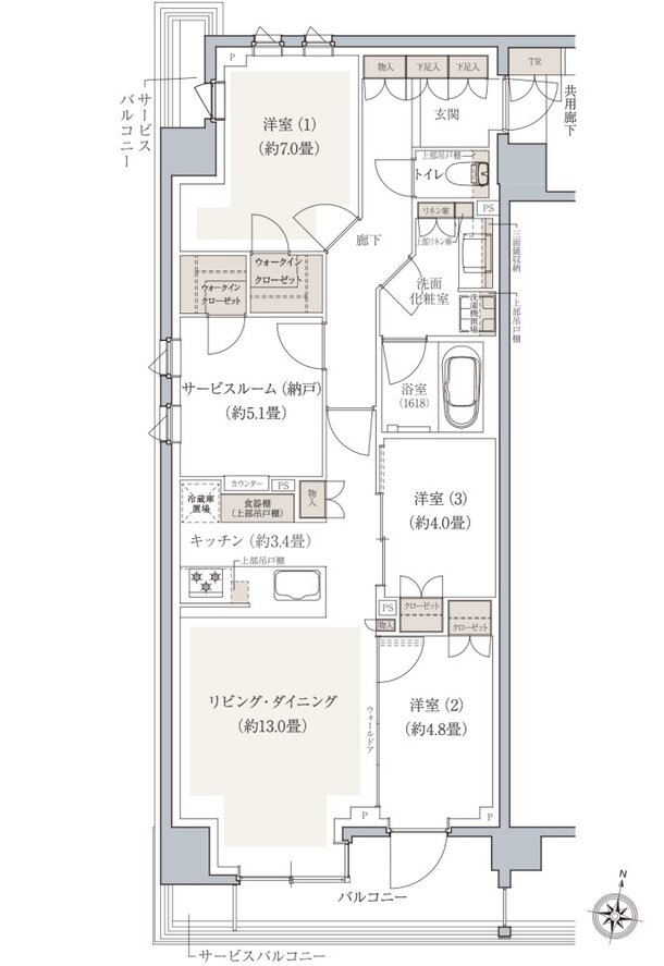 ドレッセ南町田レジデンス 間取り G type