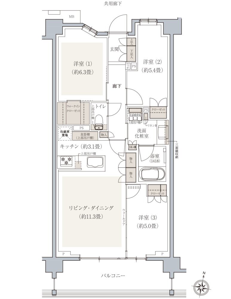 ドレッセ南町田レジデンス 間取り M type