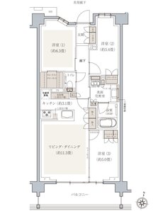 ドレッセ南町田レジデンス 間取り M type