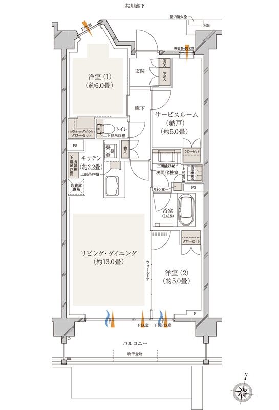 ドレッセ南町田レジデンス 間取り I type
