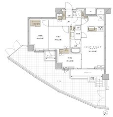 ピアース三軒茶屋テラス 間取り Eg type