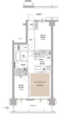サンクレイドル川越パークフロント 間取り C type