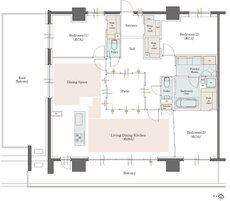 （仮称）クリオ新小岩プロジェクト 間取り Wタイプ
