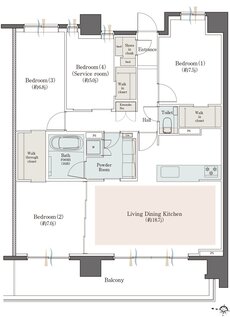 （仮称）クリオ新小岩プロジェクト 間取り Xタイプ