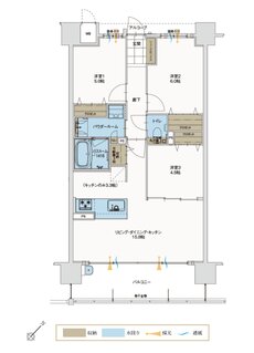 アルファステイツ松阪駅 間取り Cタイプ