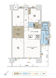アルファステイツ松阪駅 間取り Gタイプ