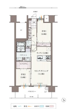 アルファガーデン毛利町II 間取り B type