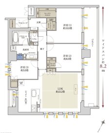 ワコーレ住吉本町 間取り H type