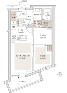 ジオ学芸大学 間取り G TYPE