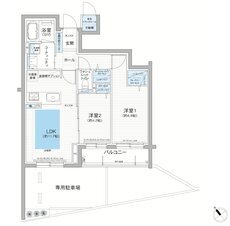グランファーレ南郷13丁目駅前 間取り B1 type