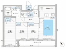 グランファーレ南郷13丁目駅前 間取り C type