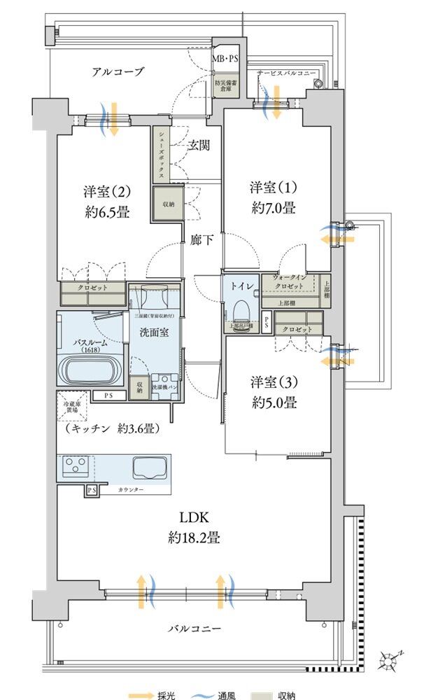(仮称)ワコーレ西神中央「オールインワン」マンションプロジェクト(ワコーレ西神中央セレーナ) 間取り F type