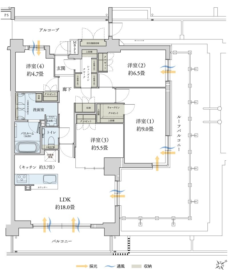 （仮称）ワコーレ西神中央「オールインワン」マンションプロジェクト（ワコーレ西神中央セレーナ） 間取り I type