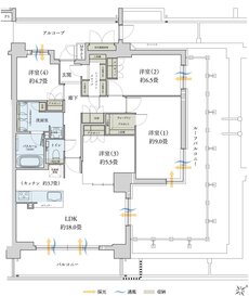 （仮称）ワコーレ西神中央「オールインワン」マンションプロジェクト（ワコーレ西神中央セレーナ） 間取り I type