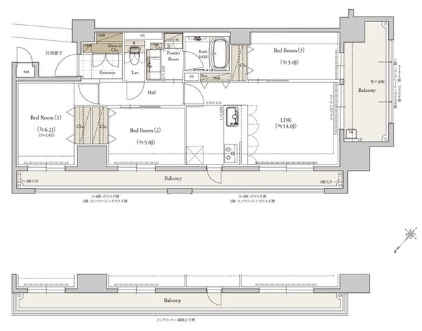 クラブスタイル桜並木駅ルクス 間取り Aタイプ