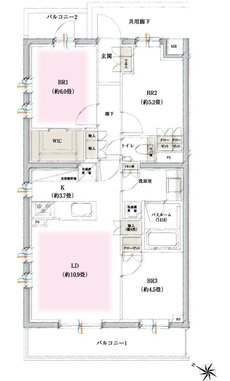 イノバス石神井公園 間取り Aタイプ