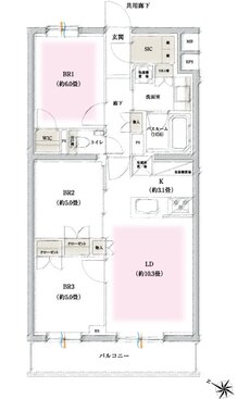 イノバス石神井公園 間取り Cタイプ