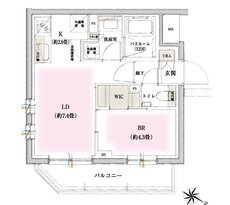 イノバス石神井公園 間取り Eタイプ