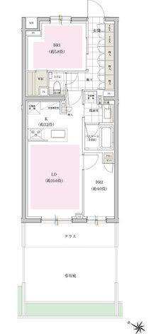 イノバス石神井公園 間取り Bgタイプ
