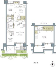 プラウド成城コート 間取り R type